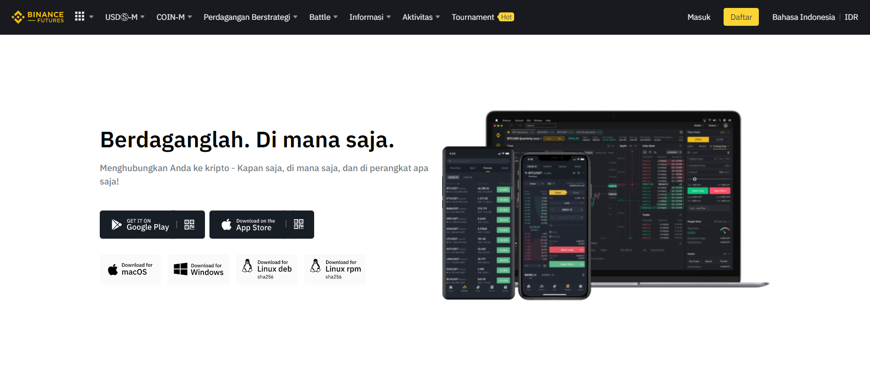 Ide Binance adalah untuk meningkatkan kebebasan uang meningkatkan kehidupan di seluruh dunia Ide Binance adalah untuk meningkatkan kebebasan uang meningkatkan kehidupan di seluruh dunia