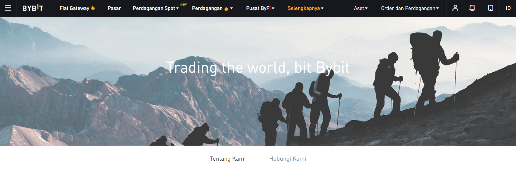 Platform perdagangan derivatif kripto Bybit Platform perdagangan derivatif kripto Bybit