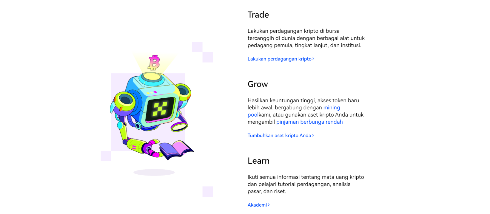 Platform perdagangan OKX menawarkan banyak pilihan Platform perdagangan OKX menawarkan banyak pilihan